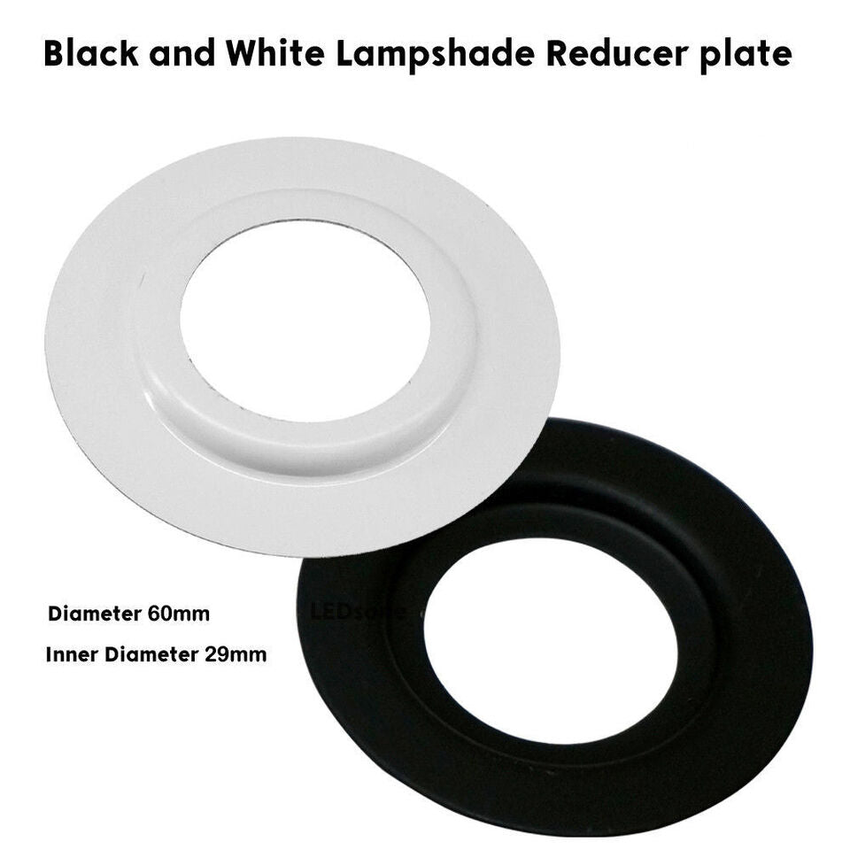 Metal Lampshade Reducer Ring Plate Light Fitting~2424