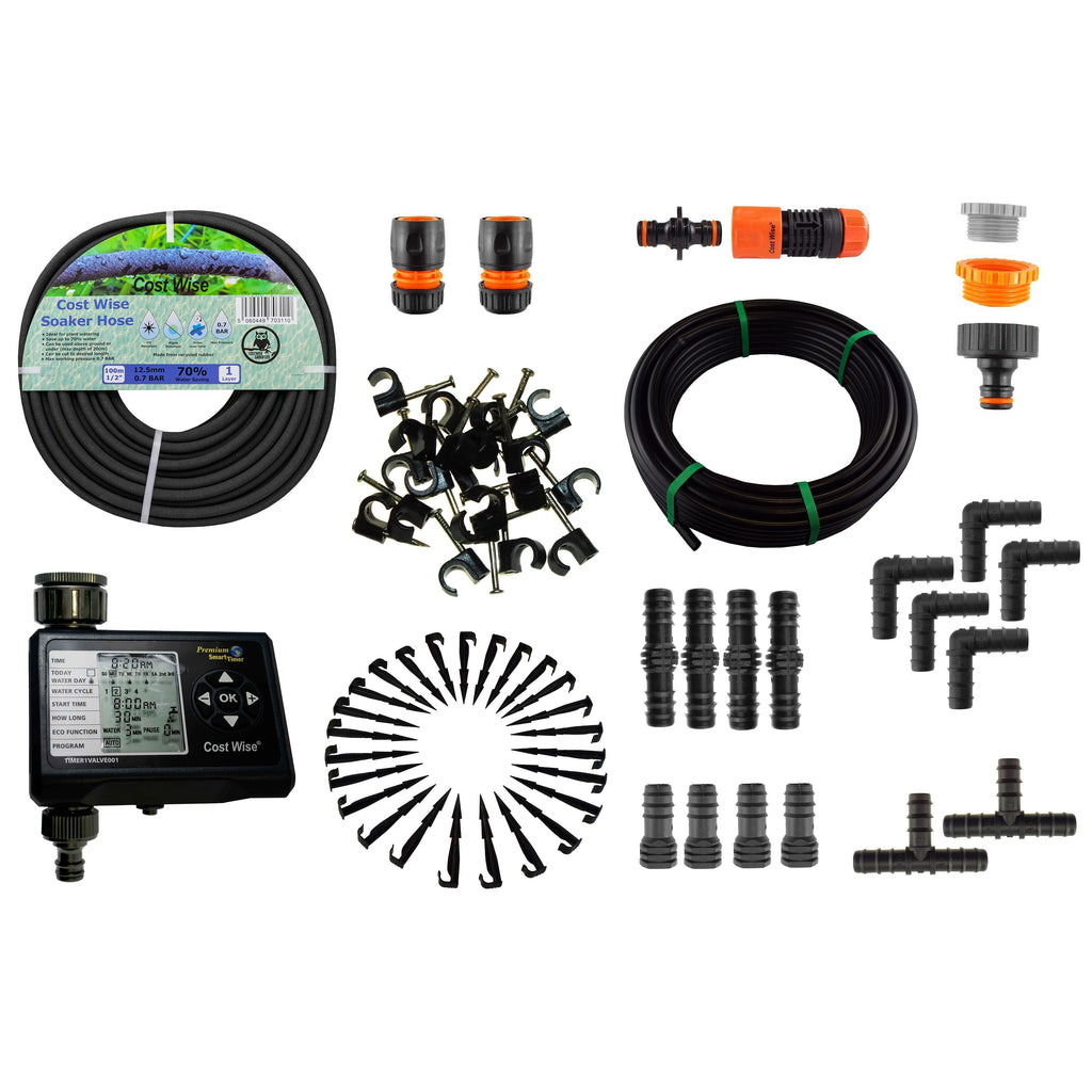 Porous Pipe Kit, POROUS-KIT13 Drip Irrigation Fitting Micro Watering System