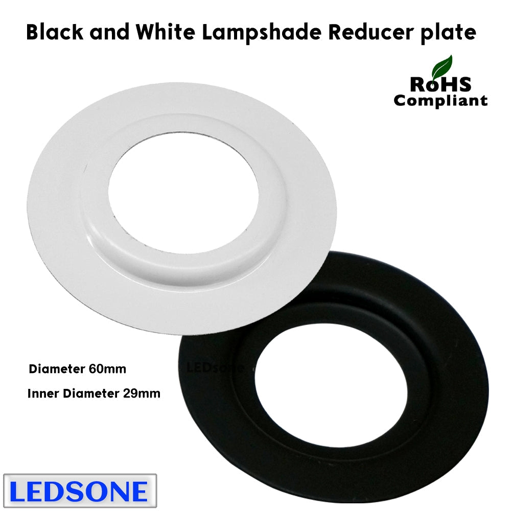 Metal Lampshade Reducer Ring Plate Light Fitting~2424